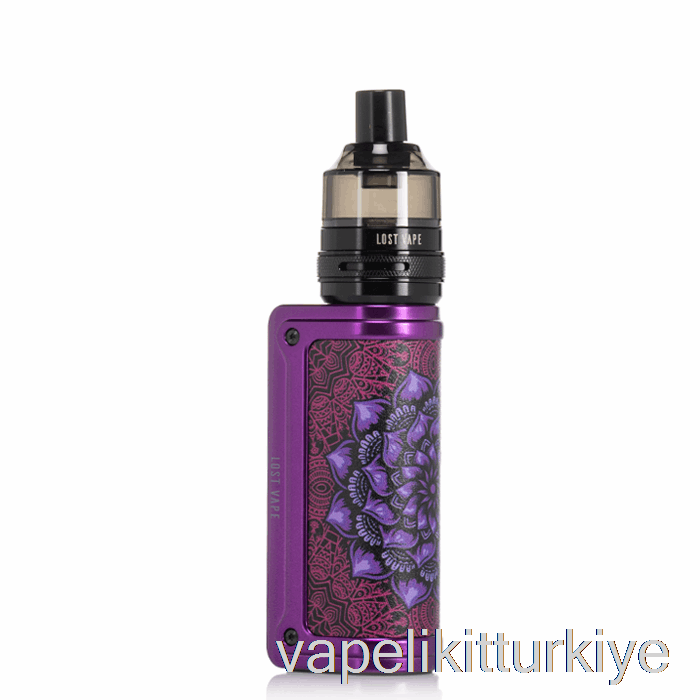 Vape Likit Lost Vape Thelema Mini 45w Başlangıç ​​kiti Podtank - Mor Kurtulan